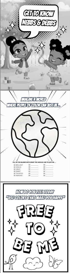Get To Know Nebbs & Debbs - 10 Downloadable Activity Pages - Image 2